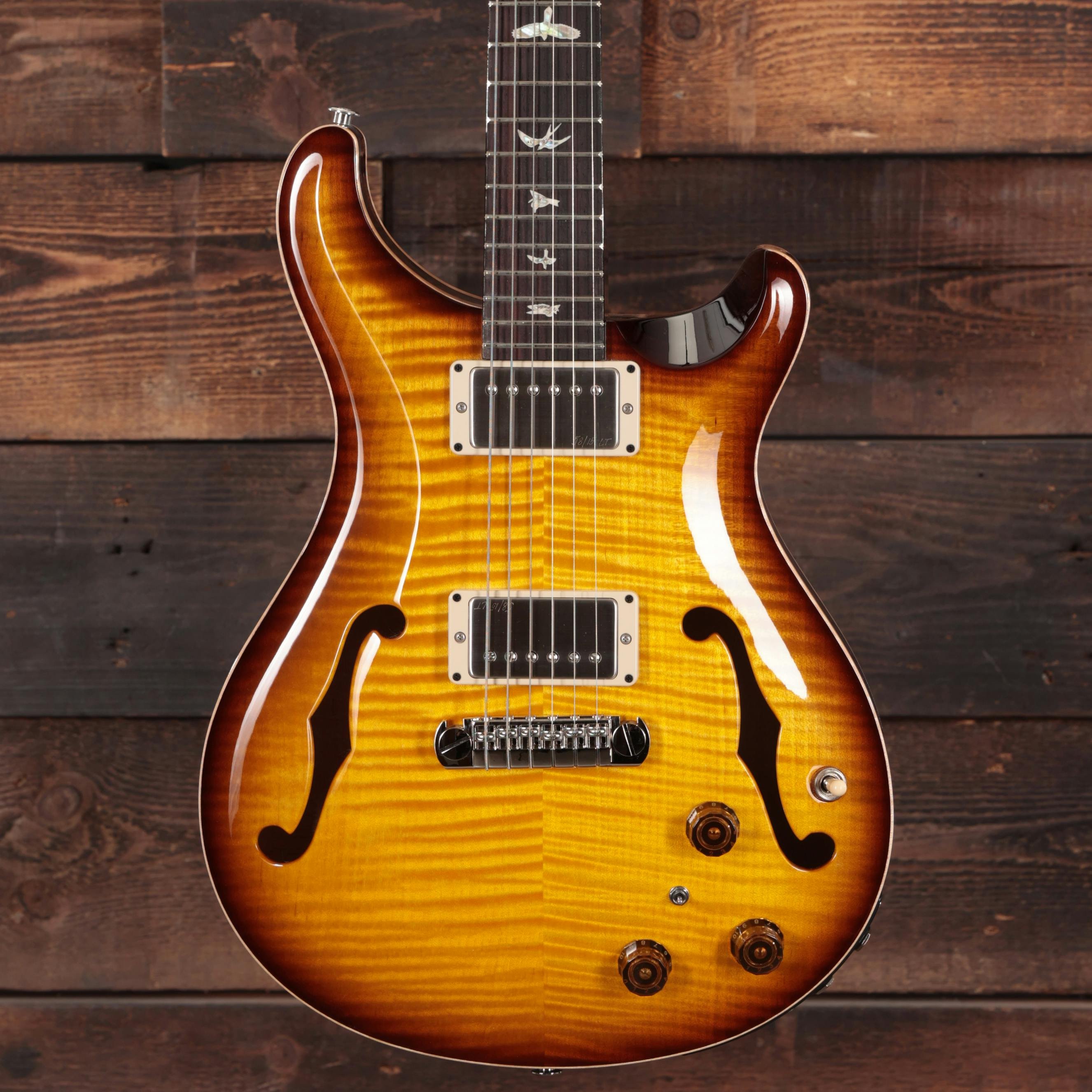 PRS Hollowbody II Piezo Electric Guitar in McCarty Tobacco